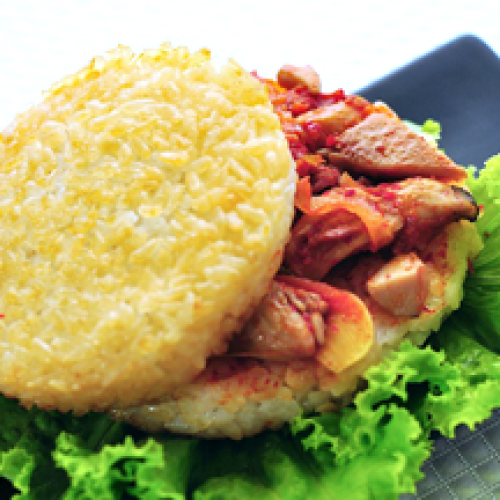 B24 - Burger Sushi Chicken Épicé