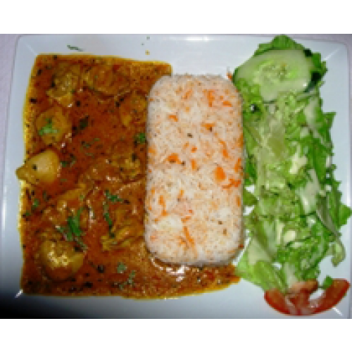 Assiette Poulet Curry