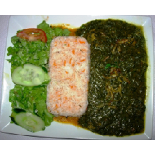 Assiette Palak Poulet