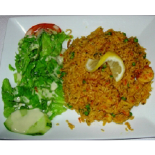 Crevettes Biryani