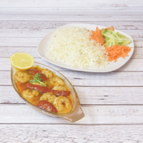 Crevettes massala