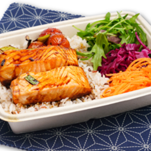 Bento Coreen Saumon Grillé