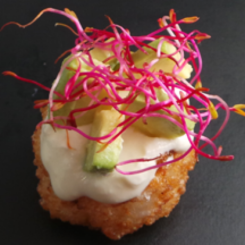 Sushi Riz Croustillant, Avocat, Fromage Frais x2