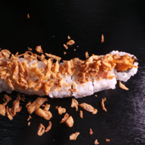 California Roll Crevette Panée, Avocat et Oignons Frits x6