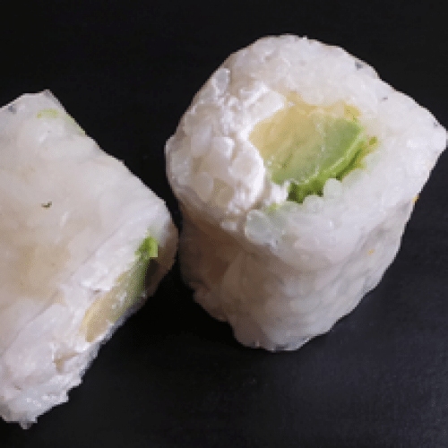 Maki Feuille de Riz Avocat et Fromage Frais x6