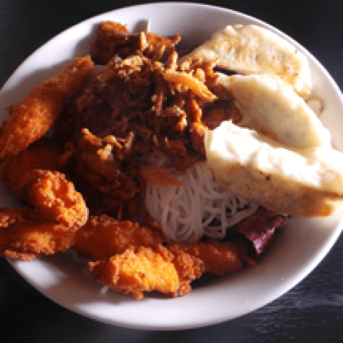 Bo Bun Boeuf, Poulets Panés et Gyozas Poulet