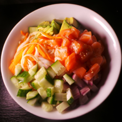 Poké Salmon Haleiwa
