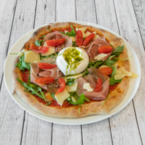 Pizza San Daniele E Burrata