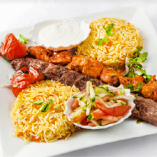 Assiette Grillade Riz