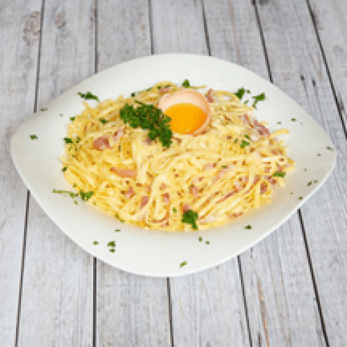 Tagliatelle carbonara