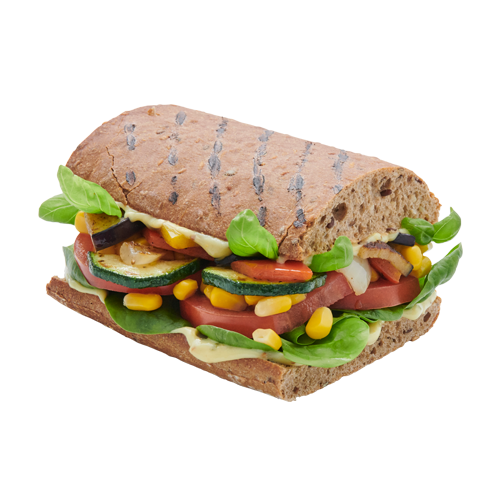 Grilled vegan sandwich