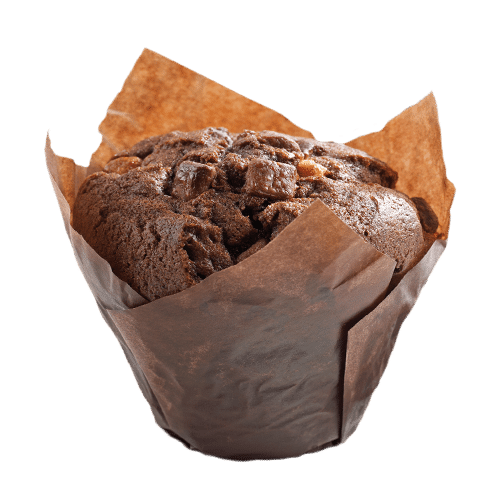 Triple chocolate muffin
