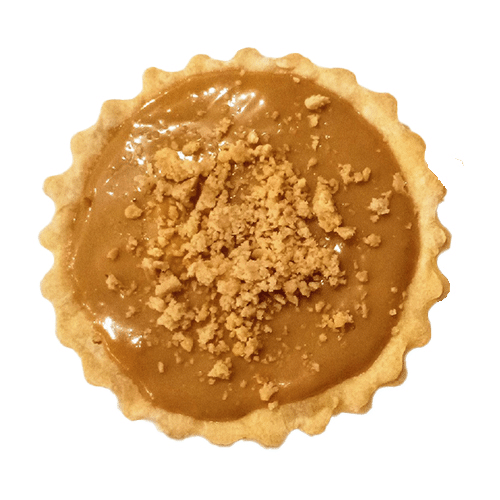 Tartelete de doce de leite e paçoquita