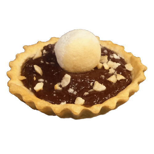 Tartelette de nutella com brigadeiro de nido