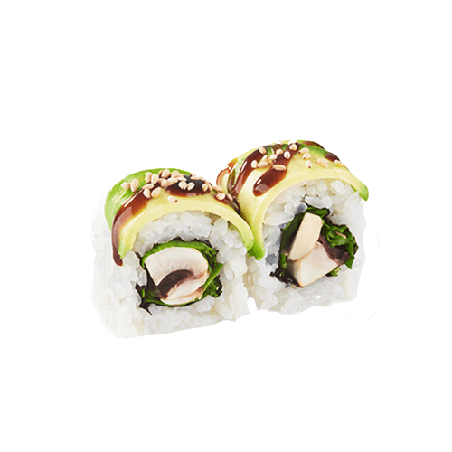 4 uramaki vegan