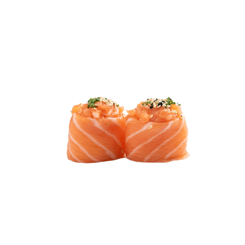 Gunkan salmão