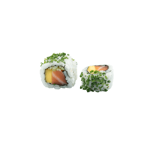 Uramaki salmão manga (4 pçs)