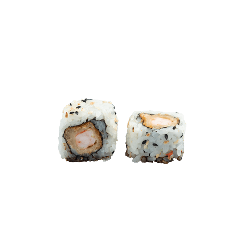 Uramaki camarão tempura (4 pçs)