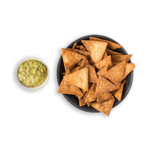 Nachos with guacamole