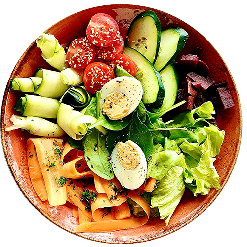 Salada vegetariana