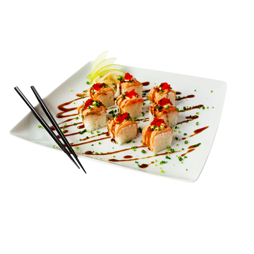 Salmon Teriyaki Hako
