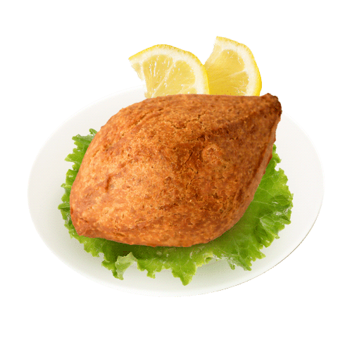 Kibbi de queijo e espinafres