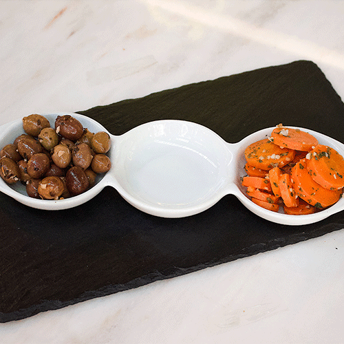 Cucurico carrots & seasoned olives