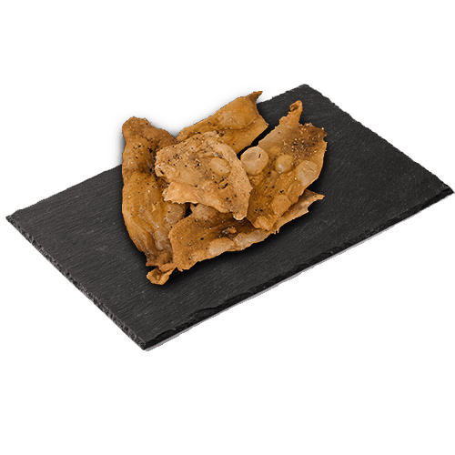 Crispy chicken skins