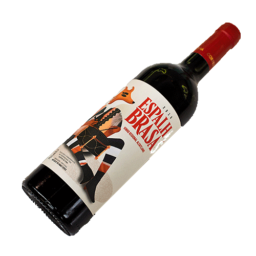 Red wine Espalha Brasas bottle