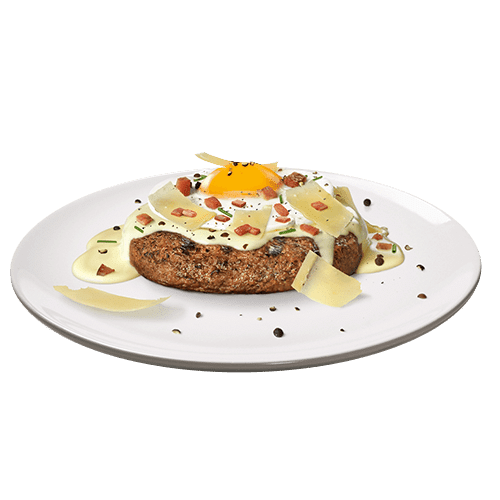 Hambúrguer Carbonara