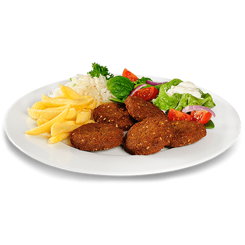 Prato falafel