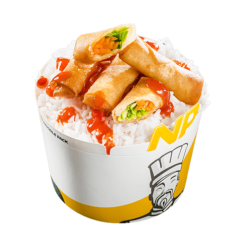 Spring Rolls Rice Pack