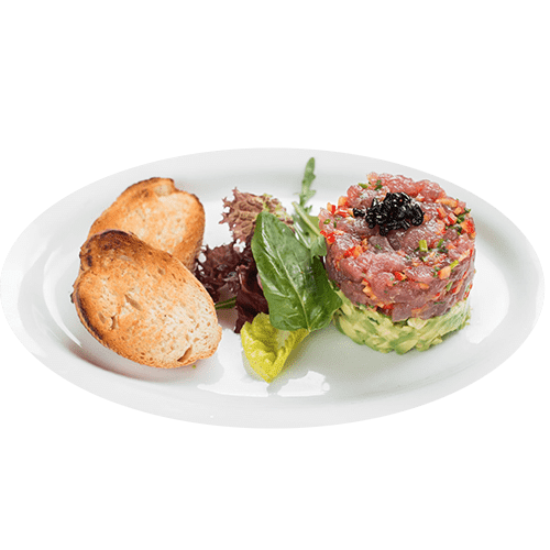 Tartar de ton cu avocado si ardei gras