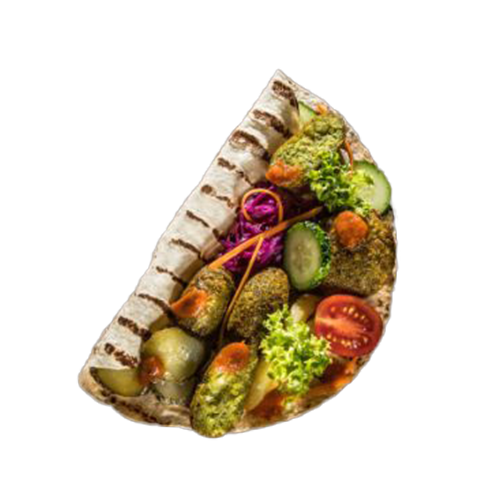 Falafel in lipie
