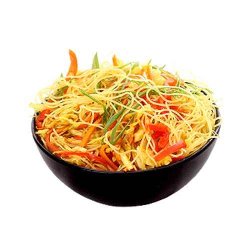 Spaghete de orez cu legume