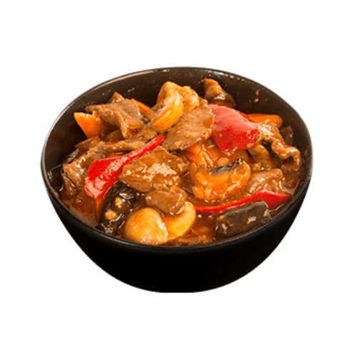 Vita cu ciuperci si legume