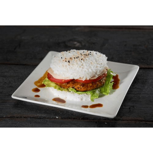 Chicken rice burger