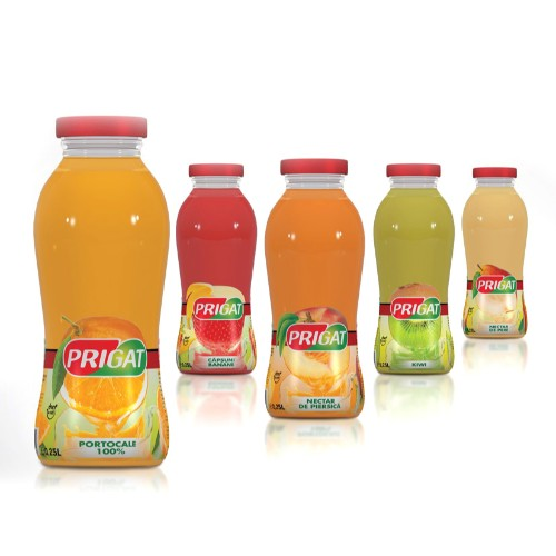 Prigat Capsuni - Banane 0,25l