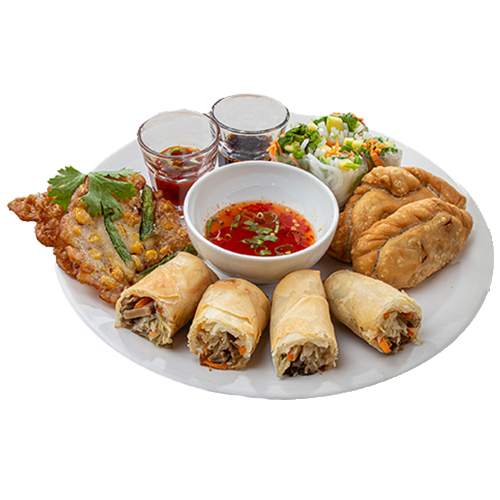 Vegetarian mix starter plate (2 pers.)