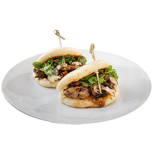 Bao Bun Sliders with Bankok Grilled Pork