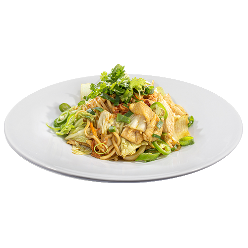 Singaporean noodles Chicken