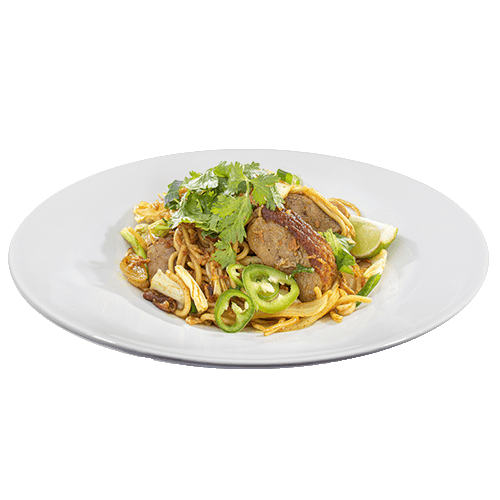 Singaporean noodles Roast duck