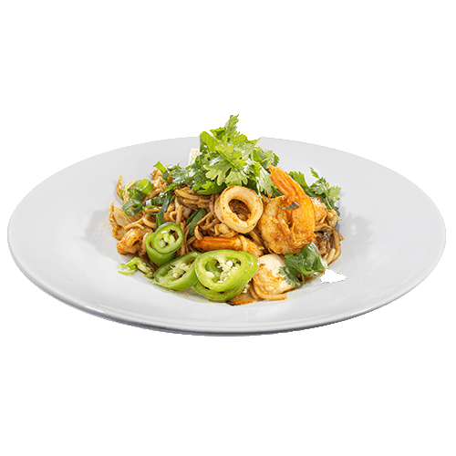 Singaporean noodles Seafood