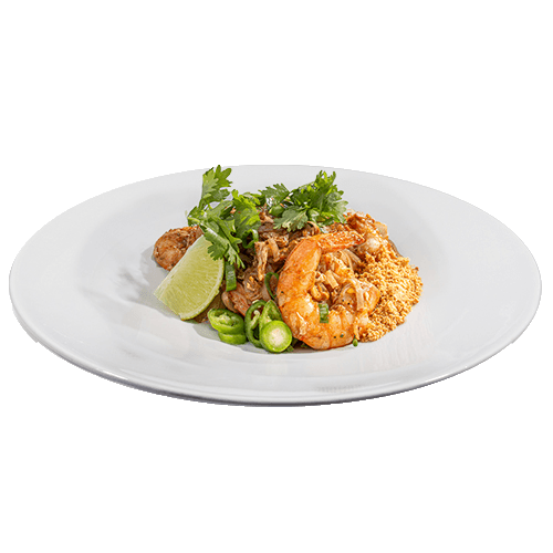 Pad thai noodles Prawns