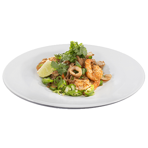 Pad thai noodles Seafood