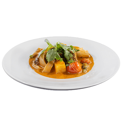 Red curry with pineapple and roast duck
