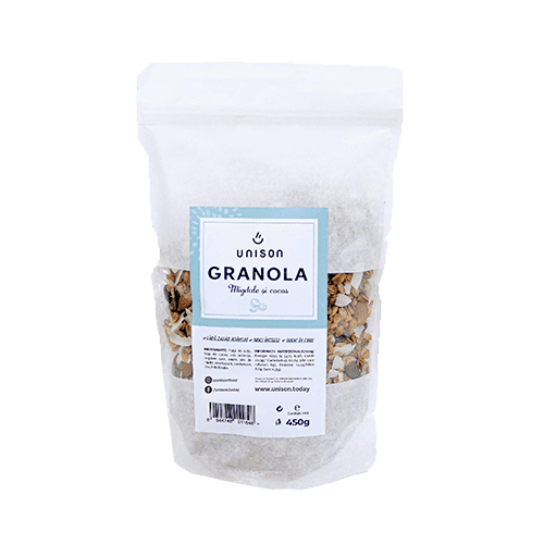 Granola migdale & fulgi de cocos