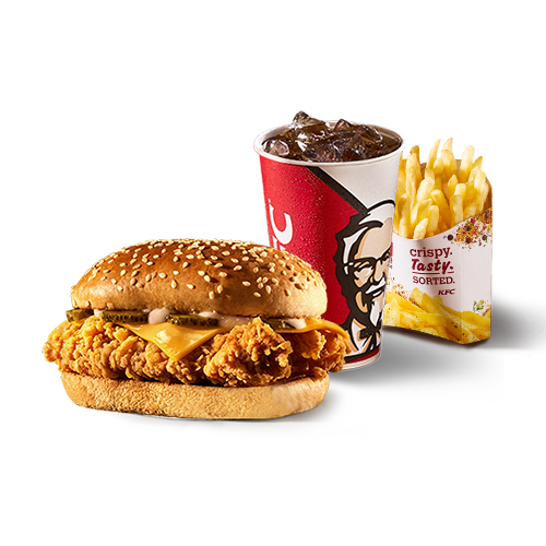 Meniu Dublu Crispy Sandwich