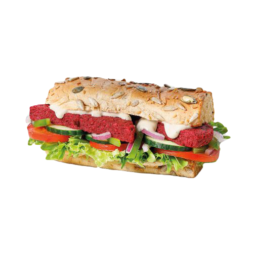 Beetroot & Bean patty 15