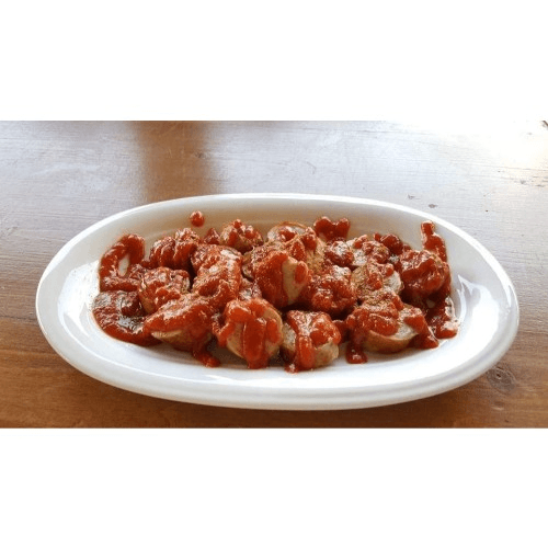 Currywurst farfurie
